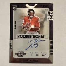 Justin Fields 2021 Panini Contenders card