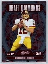 2025 Panini Absolute Draft Diamonds Kirk Cousins #DD-NCS card