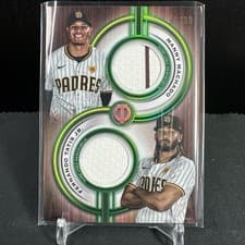 2025 Topps Tribute Dual-Player Relics Manny Machado / Fernando Tatis Jr. #TPDR-MT card