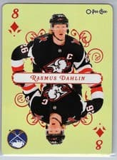 Rasmus Dahlin 2025-26 O-Pee-Chee Playing Cards card