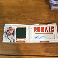 2025 Panini National Treasures Collegiate Team Logo Signatures Xavier Restrepo #11 card