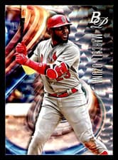 Marcell Ozuna 2018 Bowman Platinum card