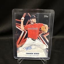 2025 Topps Postseason Performance Autograph Tanner Bibee #PPA-TB card