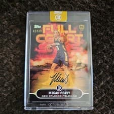 2025-26 Topps 3 Full Court Signs Micah Peavy #FS-MPA card