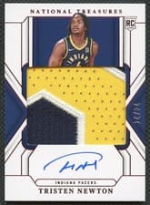 Tristen Newton 2024 Panini National Treasures card