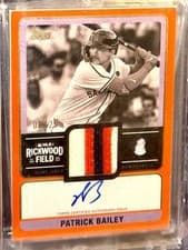 2025 Topps Rickwood Autograph Collection Patrick Bailey #RWAR-PB card
