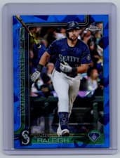 2025 Topps Chrome Update Sapphire Base Set Cal Raleigh #USC45* card