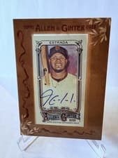 2025 Topps Allen & Ginter Framed Mini Autographs (Baseball) Thairo Estrada #MA-TES card