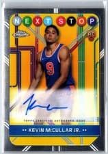 2024-25 Topps Chrome Next Stop Signatures Kevin McCullar Jr. #NSS-KM card