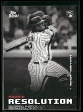 2025 Topps Black & White Rookie Resolution Luisangel Acuña #RR2 card