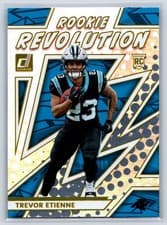Trevor Etienne 2025 Donruss Rookie Revolution card