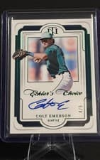 2025 Panini National Treasures Ecklar's Choice Signatures Colt Emerson #5 card
