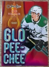 2024-25 O-Pee-Chee Glo Pee-Chee Jason Robertson #GLO-18 card
