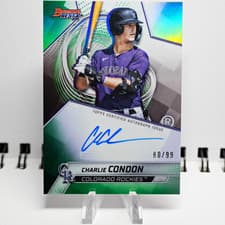 Charlie Condon 2025 Bowman's Best Best of 2025 Autographs card