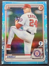 Cade Cavalli 2020 Bowman Draft 1st Edition card