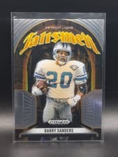 Barry Sanders 2025 Panini Prizm Black Talismen card