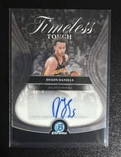 2025-26 Bowman Timeless Touch Signatures Dyson Daniels #TTA-DD card