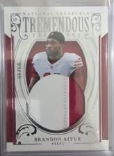 2025 Panini National Treasures Tremendous Treasures Brandon Aiyuk #73 card