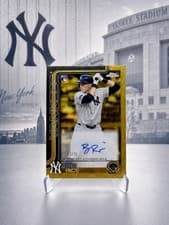 2025 Topps Gilded Collection Chrome Gold Autographs Ben Rice #CGA-BR
