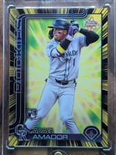 2025 Topps Chrome Radiating Rookies Adael Amador #RR-16 card