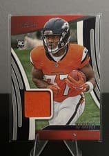 2025 Panini Absolute Absolute Rookie Materials RJ Harvey #ARM-RHY card