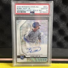 Bobby Witt Jr. 2020 Bowman Sterling Prospect Autographs card