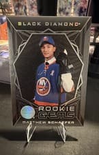 2025-26 Upper Deck Black Diamond Rookie Gems Matthew Schaefer #RG-MS card