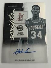 2025-26 Topps Signature Class Shadow Scripts Hakeem Olajuwon #SS-HO card