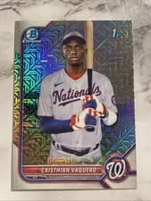 Cristhian Vaquero 2022 Bowman Chrome Prospects card