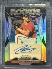Austin Voth 2019 Panini Prizm Rookie Autographs card