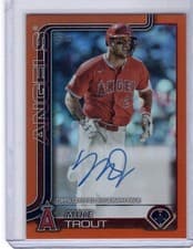2025 Topps Real One Autographs Mike Trout #200 card