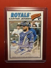2026 Topps Heritage Real One Autographs Carter Jensen #ROA-CJ card