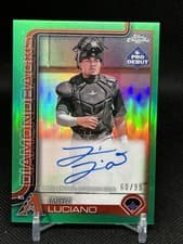 2025 Topps Pro Debut Chrome Autographs Ivan Luciano #PDC-60 card