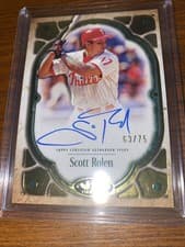 2026 Topps Tier One Tier One Autographs Scott Rolen #T1A-SR card