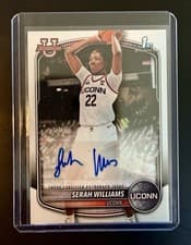 2025-26 Bowman Paper Prospects Retail Autographs Serah Williams #PA-SW card