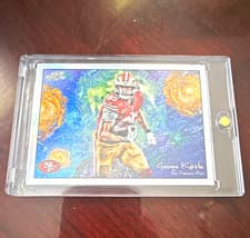 2025 Topps Cosmic Chrome Stars in the Night George Kittle #STN-22 card