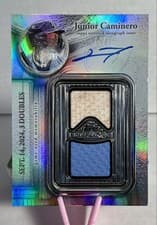 2025 Topps Sterling Swings Autographed Relics Junior Caminero #SWA-JCA card