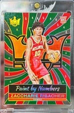 2024-25 Panini Court Kings Paint by Number Zaccharie Risacher #7 card