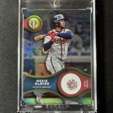 2025 Topps Tribute Stamp Of Approval Ozzie Albies #SOA-OA card