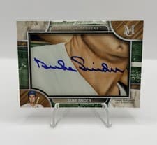 2025 Topps Museum Collection Museum Quality Cut Signatures Duke Snider #MQCS-DS card