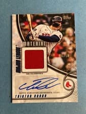 2025 Topps Update Major League Material Autographs Triston Casas #MLMA2-TC card