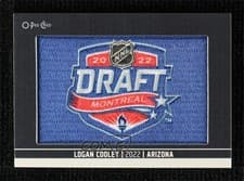 2024-25 O-Pee-Chee First Round Draft Patches Logan Cooley #DP-8 card