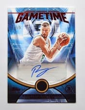 2025-26 Topps 3 Game Time Graphs Kristaps Porzingis #GT-KP card