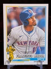 2025 Topps Heritage 1976 Redefined Francisco Lindor #76R-13 card