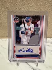 2025 Panini Stars & Stripes 18U National Team Signatures Eli Willits #NTS-EW card