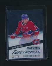 2024-25 Upper Deck Credentials Acetate Ticket Access Nick Suzuki #TA-NS card