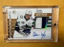 Quinn Hughes 2019 SP Authentic card