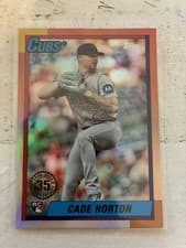 2025 Topps Update 1990 Topps Baseball Cade Horton #U90-16 card