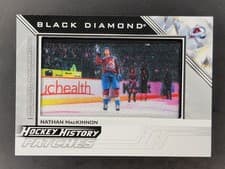 2025-26 Upper Deck Black Diamond Hockey History Patches Nathan MacKinnon #HHP-NM card