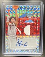 Mark Sears 2024-25 Bowman's Best University Let It Rain Relic Autographs card